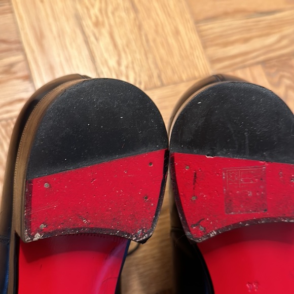 Christian Louboutin Black Oxford Lace Up Dress Shoes size 44 EUC - Picture 8 of 11